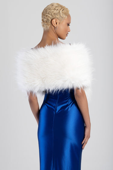 GLAMOUR GIRL FAUX FUR WRAP