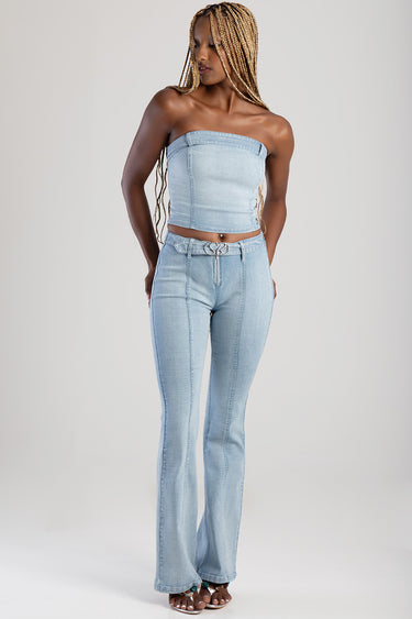 DANIELLE SKINNY FLARE JEANS