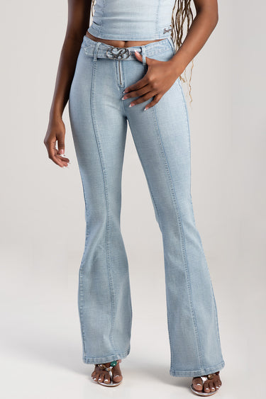 DANIELLE SKINNY FLARE JEANS