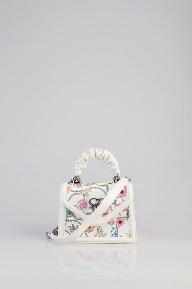 Flower Denim Mini Bag
