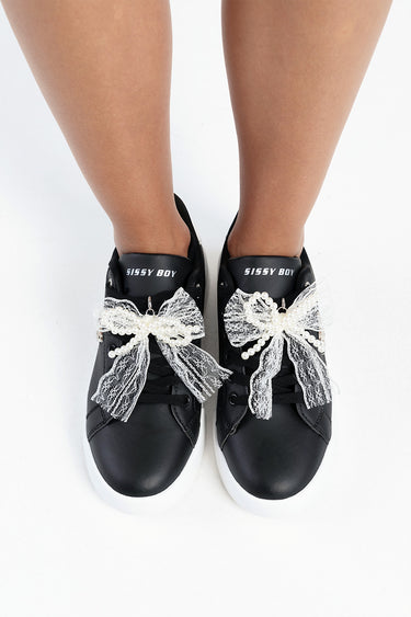 Lace Pearl Shoe Charm