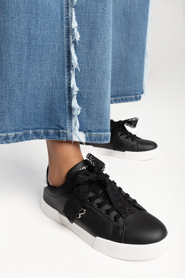 SOLID LACE BOW Shoe Charm