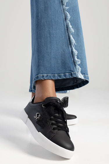 SOLID LACE BOW Shoe Charm