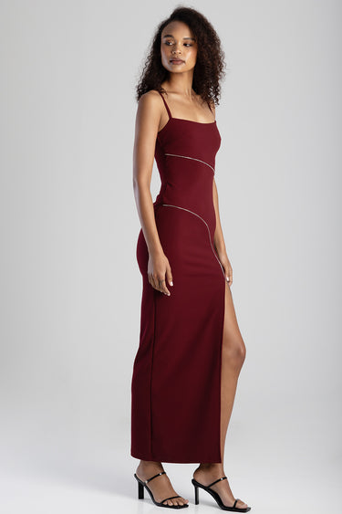 FLASHING LIGHTS MAXI DRESS