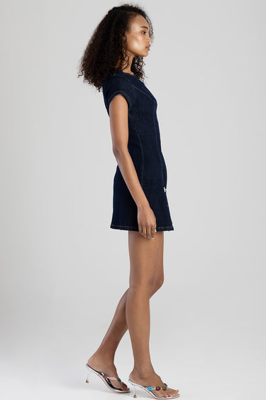 AVA DENIM DRESS