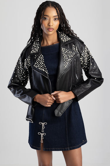 AT FIRST GLANCE BIKER JACKET