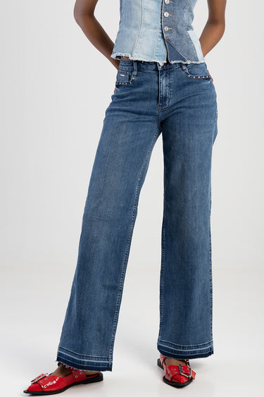 ALAINA WIDE LEG JEANS