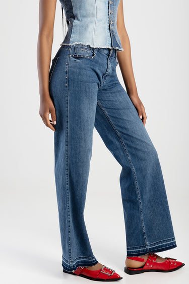 ALAINA WIDE LEG JEANS