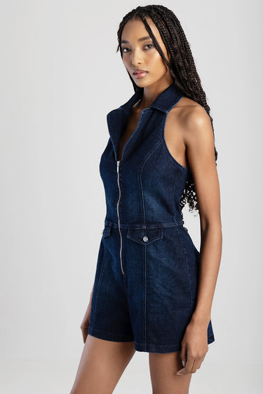 ADELE DENIM PLAYSUIT