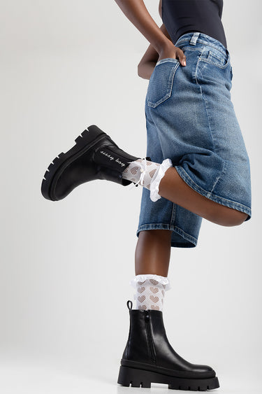 Scrunched Frill Socks