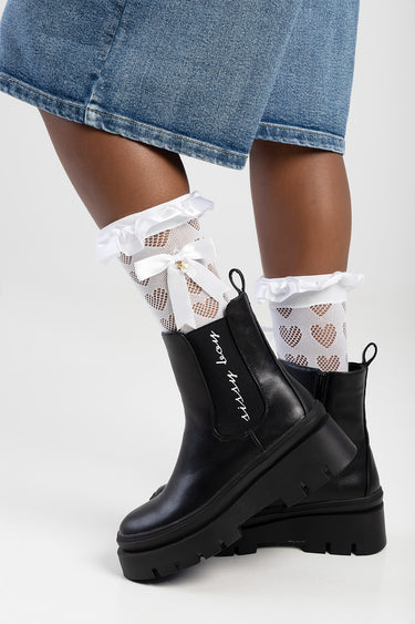 Scrunched Frill Socks