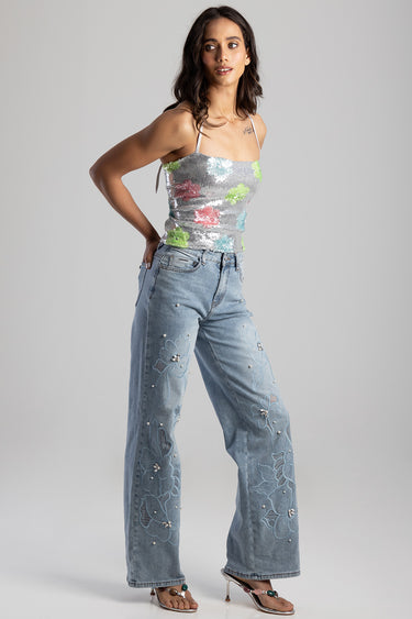 ISABELLA WIDE LEG JEANS