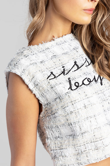 KEEP IT CLASSIC BOUCLE TOP