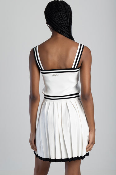 DROPPING HINTS KNIT TOP