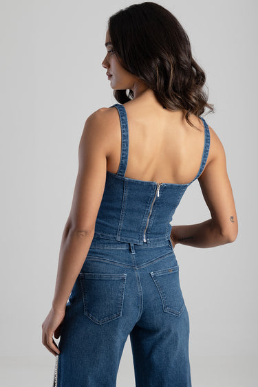 HELENA DENIM TOP