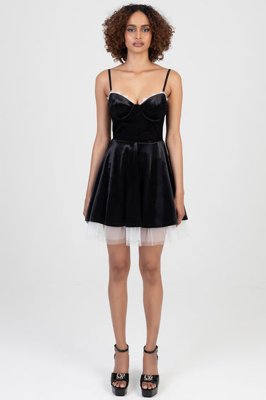 HEAD OVER HEELS MINI DRESS