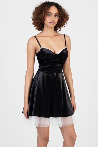 HEAD OVER HEELS MINI DRESS