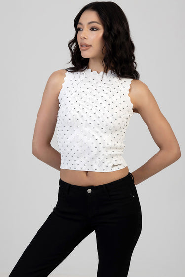 KEEP WISHING KNIT TOP