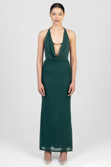 CHAMPAGNE PROBLEMS MAXI DRESS