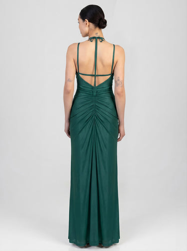 CHAMPAGNE PROBLEMS MAXI DRESS