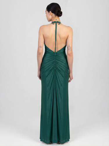 CHAMPAGNE PROBLEMS MAXI DRESS