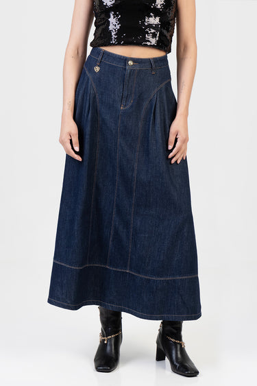 CALLY DENIM SKIRT