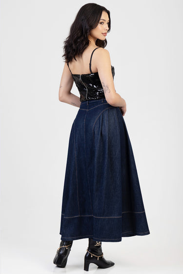 CALLY DENIM SKIRT