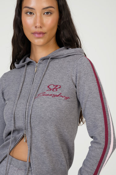 MOST LOVED ZIP THROUGH KNIT SWEATER