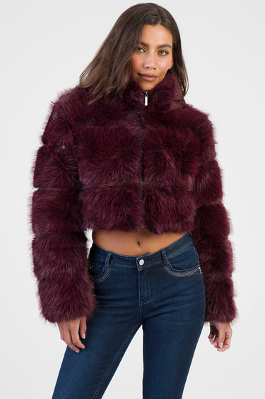 TIME TO ESCAPE FAUX FUR JACKET