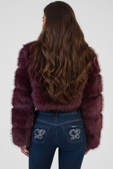 TIME TO ESCAPE FAUX FUR JACKET