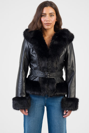 CHERISH YOU BELTED JACKET