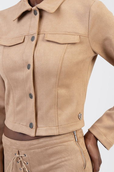 BLAKE FAUX SUEDE JACKET
