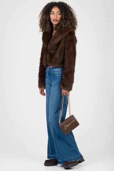NEEDING ME FAUX FUR JACKET