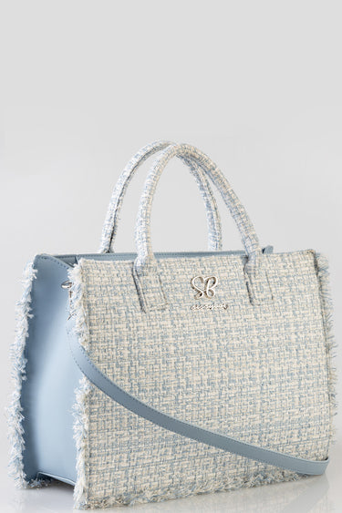 LOVE ME BLUE TOTE BAG