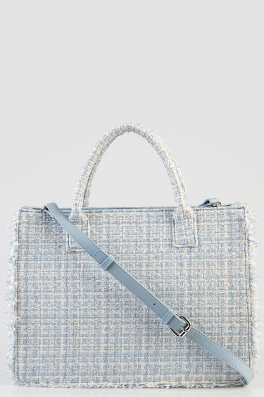 LOVE ME BLUE TOTE BAG