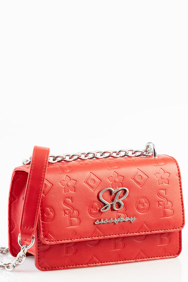 SLAY FEST DEBOSSED CROSSBODY BAG