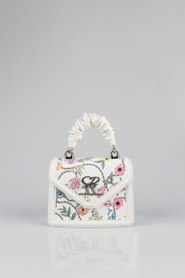 Flower Denim Mini Bag