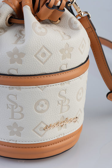 Mini Debossed Bucket Bag