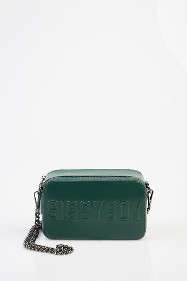 CAMERA EMBOSSED SHOULDER BAG