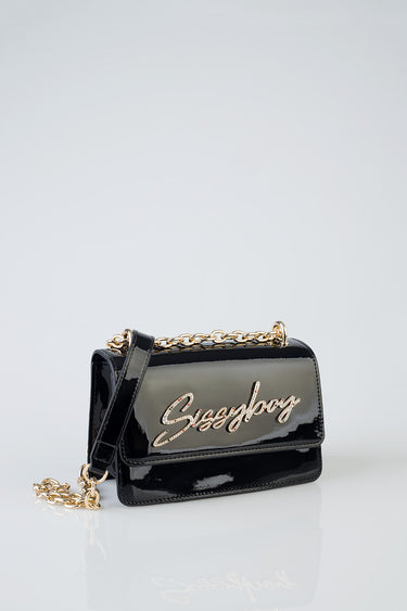 SLAY FEST PATENT BLING BAG