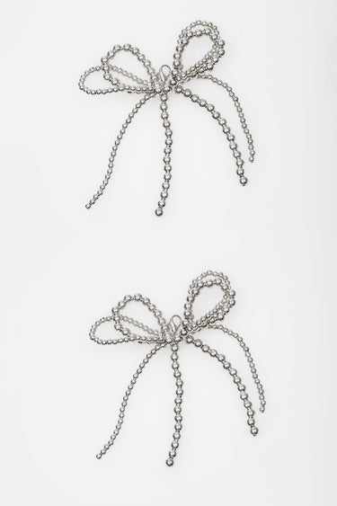 Silver Pearl Shoe Charm