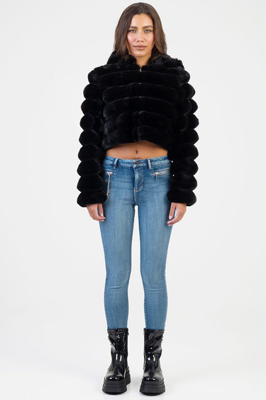 SWEET AND SIMPLE CROPPED JACKET