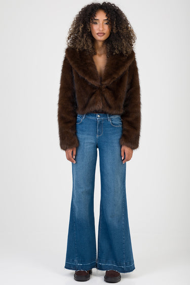 NEEDING ME FAUX FUR JACKET