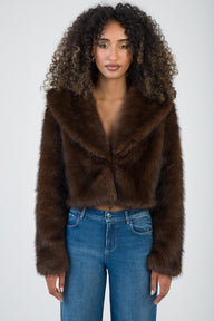 NEEDING ME FAUX FUR JACKET
