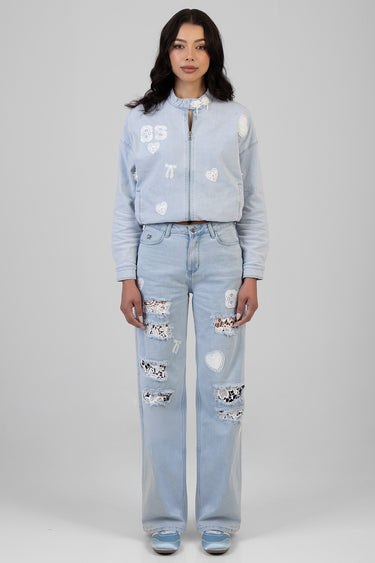 KIERA WIDE LEG JEANS