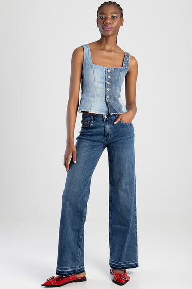 ALAINA WIDE LEG JEANS