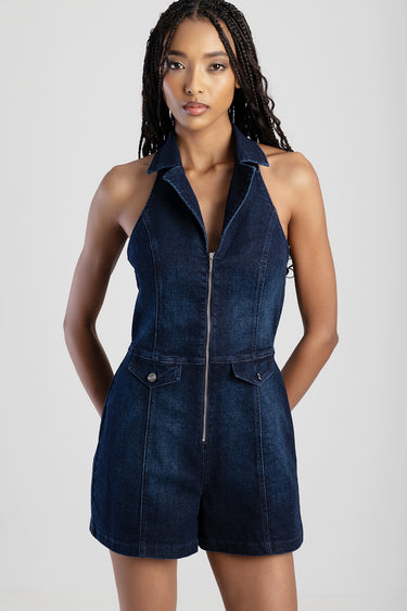 ADELE DENIM PLAYSUIT
