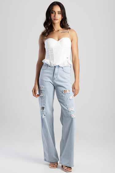 RACHEL WIDE-LEG JEANS