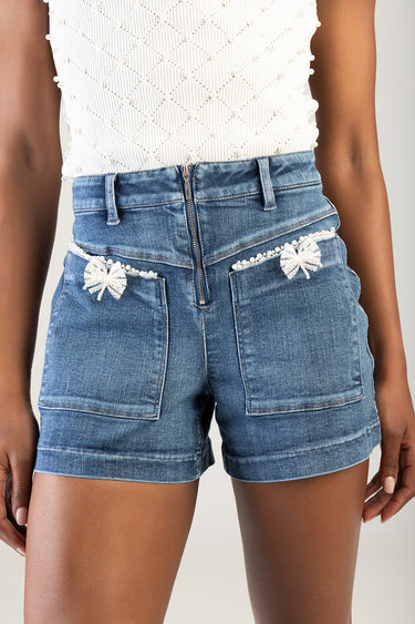 TAHLIA DENIM SHORTS
