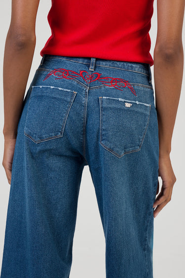 SLOANE WIDE LEG JEANS
